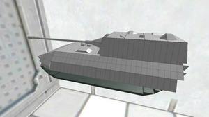 お気軽戦車胴体Jp-E100主砲履帯付き